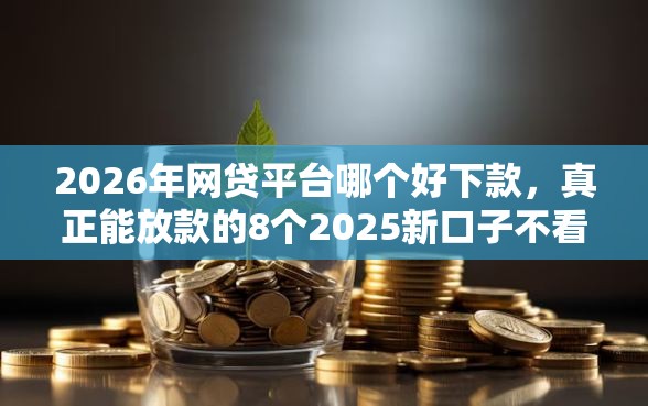 2026年网贷平台哪个好下款，真正能放款的8个2025新口子不看征信推荐