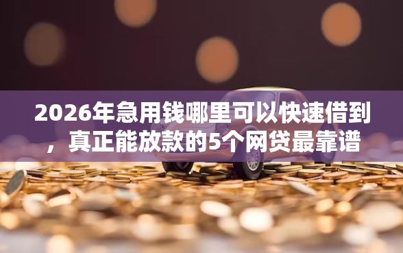 2026年急用钱哪里可以快速借到，真正能放款的5个网贷最靠谱的平台推荐