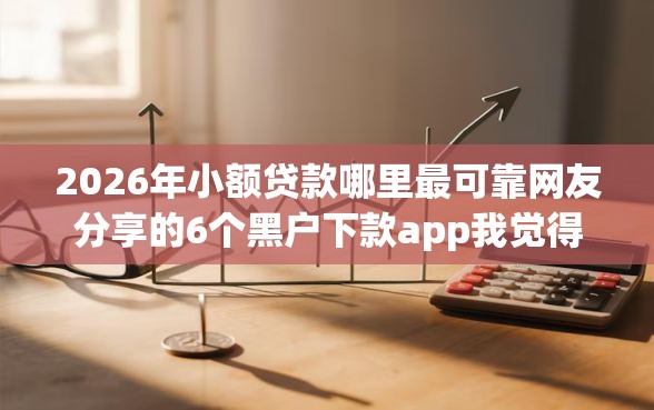 2026年小额贷款哪里最可靠网友分享的6个黑户下款app我觉得不错！