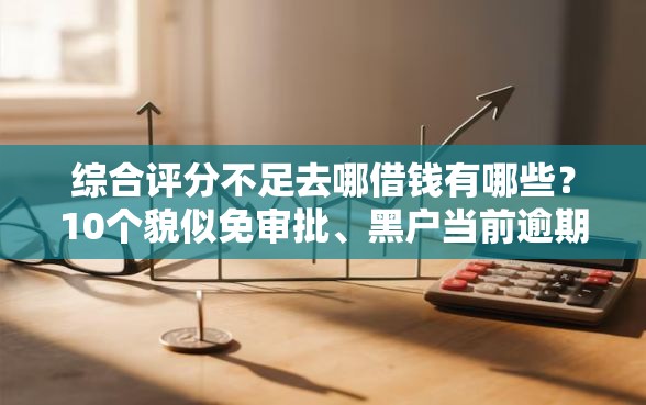 综合评分不足去哪借钱有哪些？10个貌似免审批、黑户当前逾期严重负债高综合评分不足能下款的平台合集