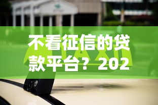 不看征信的贷款平台？2026最新测评10个贷款平台审核通过的几率高