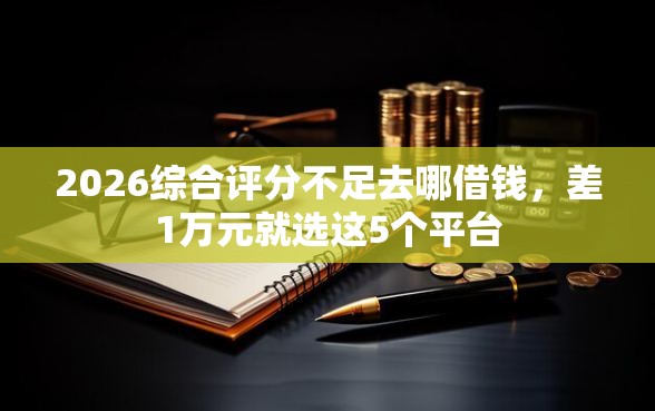 2026综合评分不足去哪借钱，差1万元就选这5个平台