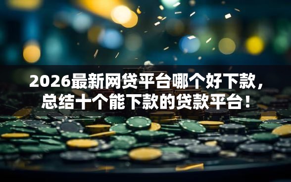 2026最新网贷平台哪个好下款，总结十个能下款的贷款平台！