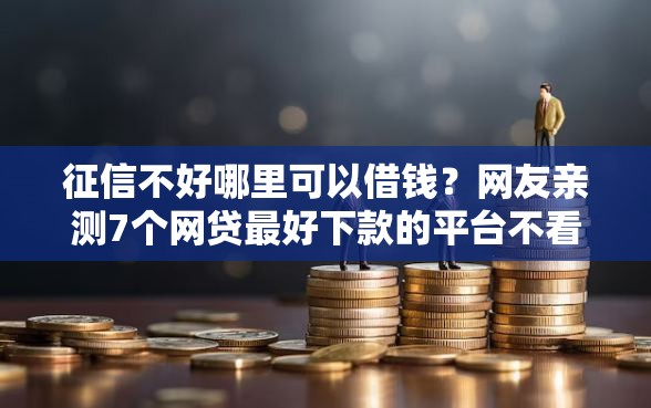 征信不好哪里可以借钱?网友亲测7个网贷最好下款的平台不看征信盘点 征信不好哪里可以借钱?网友亲测7个网贷最好下款的平台不看征信盘点