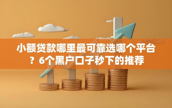 小额贷款哪里最可靠选哪个平台？6个黑户口子秒下的推荐