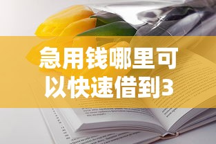 急用钱哪里可以快速借到3千元无门槛本月借款平台力荐！分享小额网贷口子3千元无门槛借款
