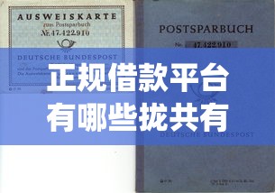 正规借款平台有哪些拢共有哪些选择？10个投资p2p网贷平台详解