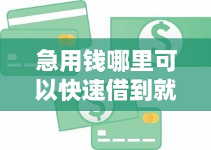 急用钱哪里可以快速借到就选这7个20000元低利率的贷款软件