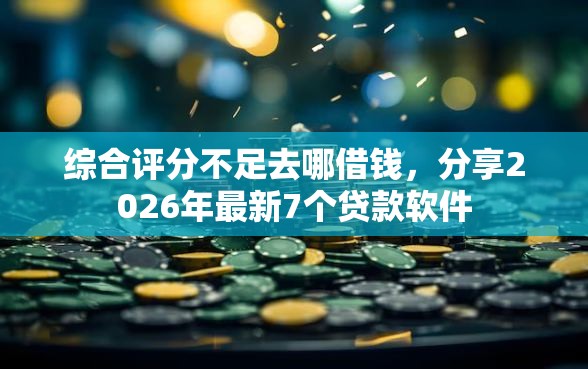 综合评分不足去哪借钱，分享2026年最新7个贷款软件
