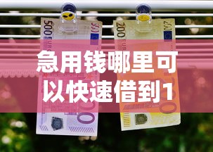 急用钱哪里可以快速借到1000元无门槛本月借款平台力荐！分享小额网贷口子1000元无门槛借款