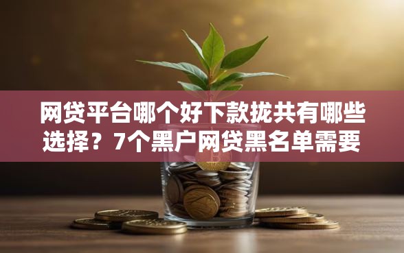 网贷平台哪个好下款拢共有哪些选择？7个黑户网贷黑名单需要2万能借款平台详解