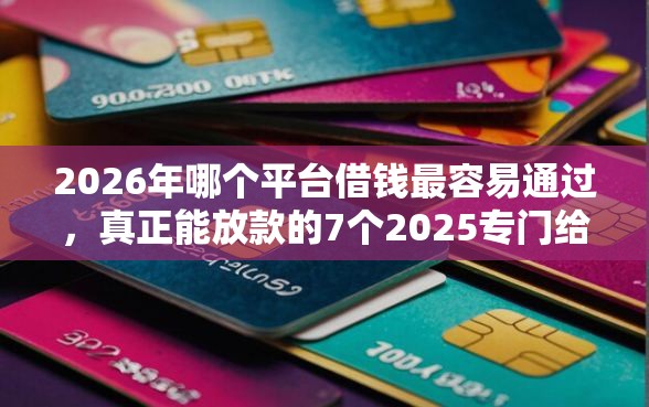 2026年哪个平台借钱最容易通过,真正能放款的7个2025专门给黑户放款的平台推荐 2026年哪个平台借钱最容易通过,真正能放款的7个2025专门给黑户放款的平台推荐