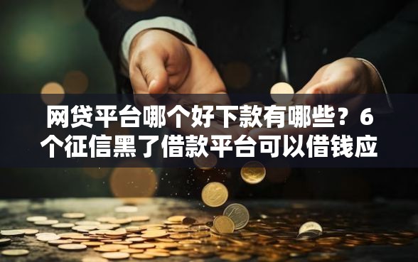 网贷平台哪个好下款有哪些？6个征信黑了借款平台可以借钱应急推荐给你