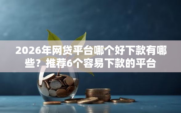 2026年网贷平台哪个好下款有哪些？推荐6个容易下款的平台