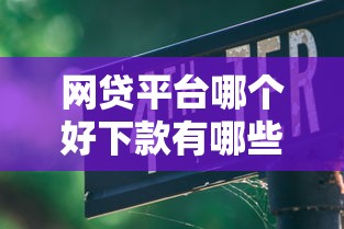 网贷平台哪个好下款有哪些？7个网贷平台哪些靠谱推荐给你