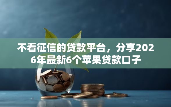 不看征信的贷款平台，分享2026年最新6个苹果贷款口子