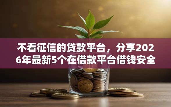 不看征信的贷款平台，分享2026年最新5个在借款平台借钱安全