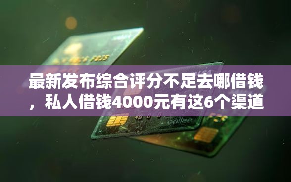 最新发布综合评分不足去哪借钱，私人借钱4000元有这6个渠道