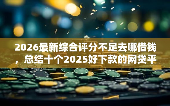2026最新综合评分不足去哪借钱，总结十个2025好下款的网贷平台！