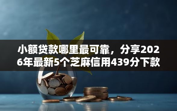 小额贷款哪里最可靠，分享2026年最新5个芝麻信用439分下款的平台