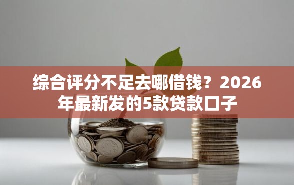 综合评分不足去哪借钱?2026年最新发的5款贷款口子 综合评分不足去哪借钱?2026年最新发的5款贷款口子