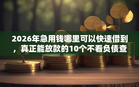 2026年急用钱哪里可以快速借到,真正能放款的10个不看负债查询的软件推荐 2026年急用钱哪里可以快速借到,真正能放款的10个不看负债查询的软件推荐