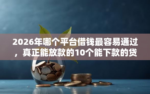 2026年哪个平台借钱最容易通过,真正能放款的10个能下款的贷款平台推荐 2026年哪个平台借钱最容易通过,真正能放款的10个能下款的贷款平台推荐