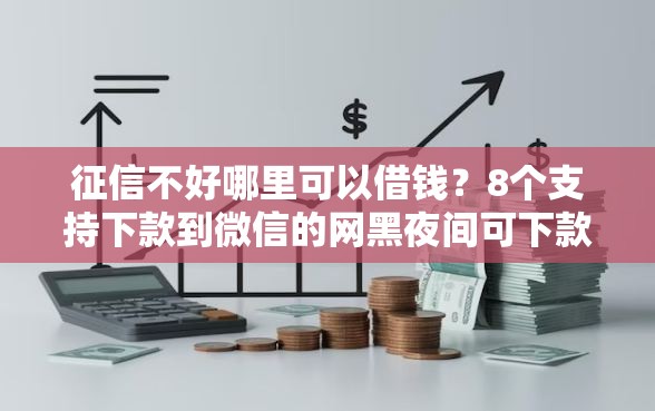 征信不好哪里可以借钱？8个支持下款到微信的网黑夜间可下款的口子