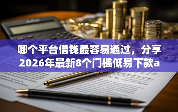 哪个平台借钱最容易通过，分享2026年最新8个门槛低易下款app