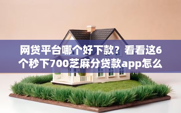 网贷平台哪个好下款？看看这6个秒下700芝麻分贷款app怎么样