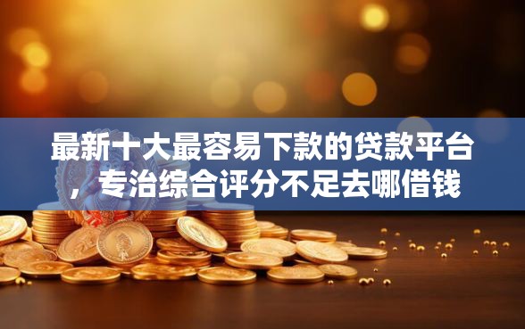 最新十大最容易下款的贷款平台,专治综合评分不足去哪借钱 最新十大最容易下款的贷款平台,专治综合评分不足去哪借钱