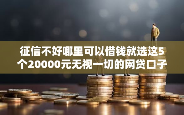 征信不好哪里可以借钱就选这5个20000元无视一切的网贷口子