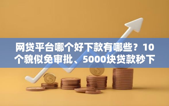 网贷平台哪个好下款有哪些?10个貌似免审批、5000块贷款秒下平台合集 网贷平台哪个好下款有哪些?10个貌似免审批、5000块贷款秒下平台合集