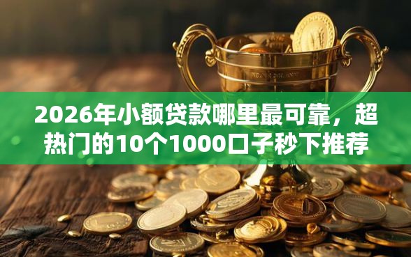 2026年小额贷款哪里最可靠,超热门的10个1000口子秒下推荐 2026年小额贷款哪里最可靠,超热门的10个1000口子秒下推荐