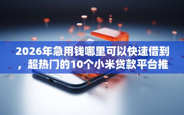 2026年急用钱哪里可以快速借到，超热门的10个小米贷款平台推荐