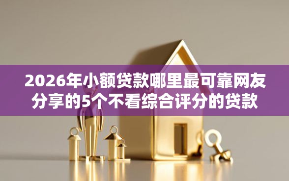 2026年小额贷款哪里最可靠网友分享的5个不看综合评分的贷款平台我觉得不错！