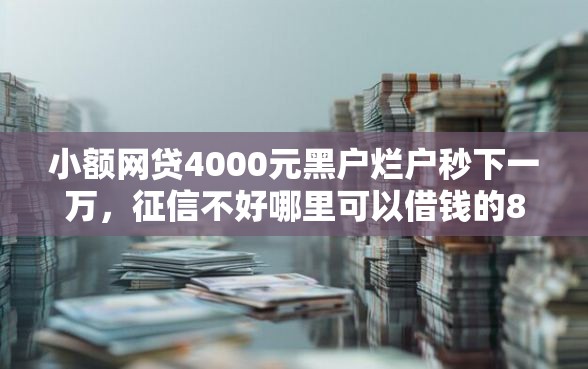 小额网贷4000元黑户烂户秒下一万,征信不好哪里可以借钱的8个平台介绍 小额网贷4000元黑户烂户秒下一万,征信不好哪里可以借钱的8个平台介绍
