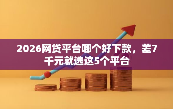 2026网贷平台哪个好下款，差7千元就选这5个平台