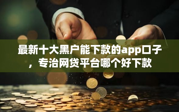 最新十大黑户能下款的app口子，专治网贷平台哪个好下款