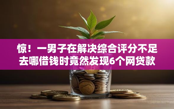惊！一男子在解决综合评分不足去哪借钱时竟然发现6个网贷款平台哪一个好借钱，事后分享了出来