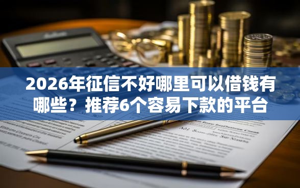 2026年征信不好哪里可以借钱有哪些？推荐6个容易下款的平台
