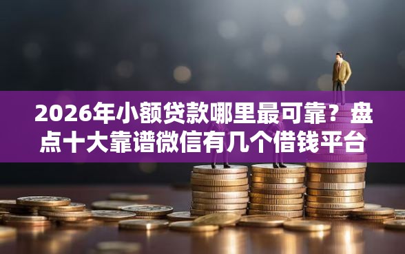 2026年小额贷款哪里最可靠？盘点十大靠谱微信有几个借钱平台