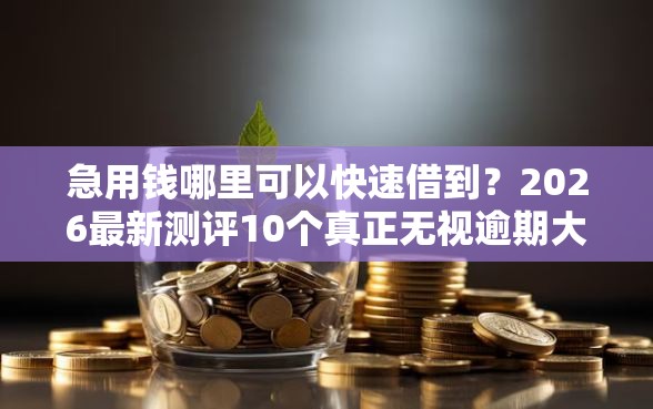 急用钱哪里可以快速借到？2026最新测评10个真正无视逾期大数据的网贷平台