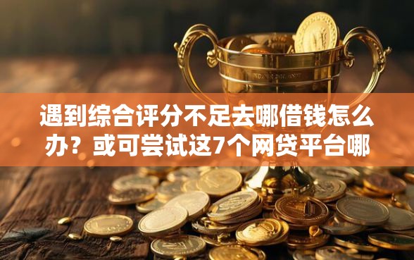 遇到综合评分不足去哪借钱怎么办?或可尝试这7个网贷平台哪些好 遇到综合评分不足去哪借钱怎么办?或可尝试这7个网贷平台哪些好