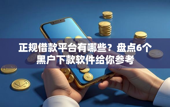正规借款平台有哪些？盘点6个黑户下款软件给你参考