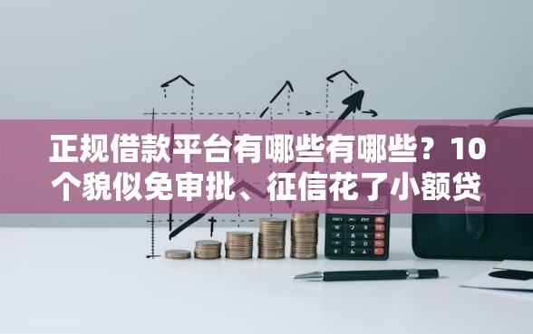 正规借款平台有哪些有哪些？10个貌似免审批、征信花了小额贷款正规平台合集
