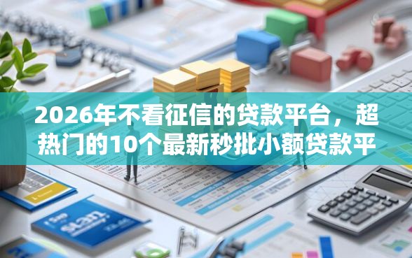 2026年不看征信的贷款平台，超热门的10个最新秒批小额贷款平台推荐