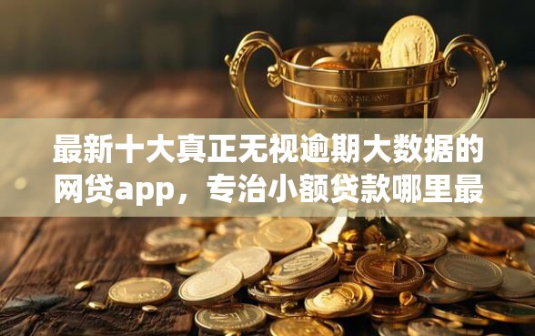 最新十大真正无视逾期大数据的网贷app，专治小额贷款哪里最可靠