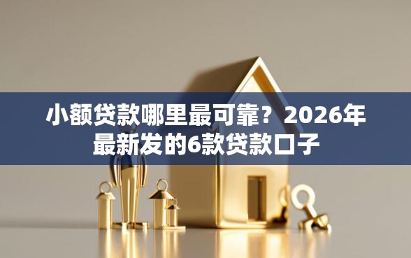 小额贷款哪里最可靠？2026年最新发的6款贷款口子