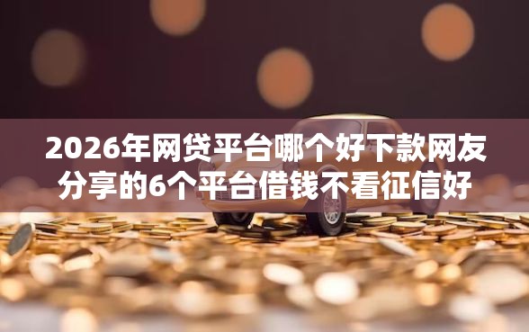 2026年网贷平台哪个好下款网友分享的6个平台借钱不看征信好下款的我觉得不错！